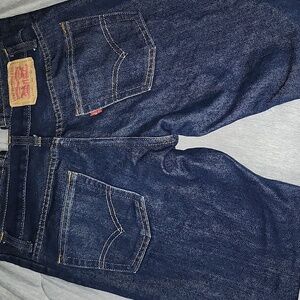 Levi's Boys Dark Indigo Relaxed Jeans
